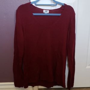 Old navy red light knit sweater